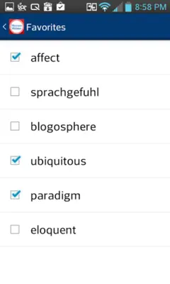Merriam-Webster Dictionary android App screenshot 1
