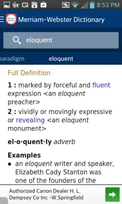 Merriam-Webster Dictionary android App screenshot 5