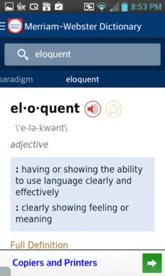 Merriam-Webster Dictionary android App screenshot 6